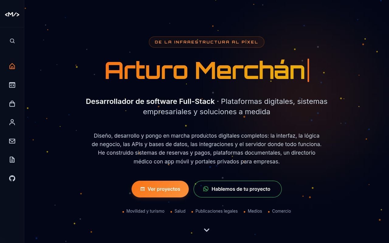 Captura de escritorio de merchan.dev tomada automáticamente el 15 de October de 2026